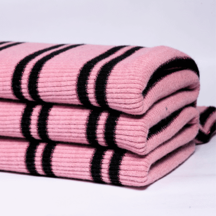 Cotton Lurex 2X2 Stripe RIB