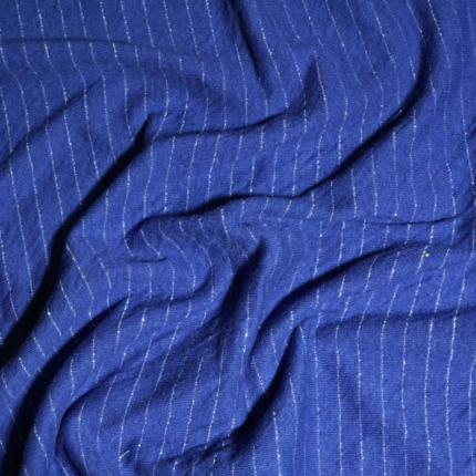 Poly Cotton Silver Stripe Double Jersey