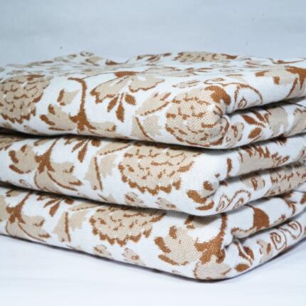 Cotton Full Flower Interlock Jacquard