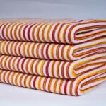 Poly Viscose Lycra Stripe Rib
