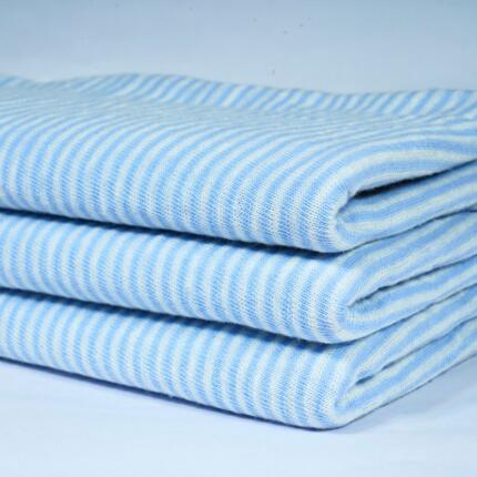 Cotton Linen Stripe Single jersey