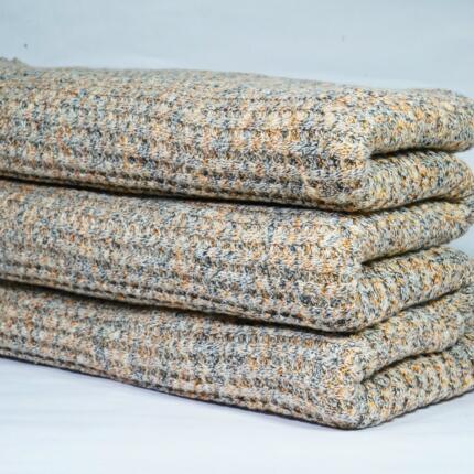 Cotton Poly Spaceded Waffle