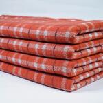 Cotton Poly Lucra Check Interlock Jacquard