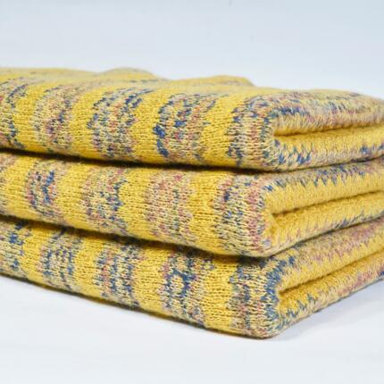 Cotton Poly Viscose Space Dyed Jacquard