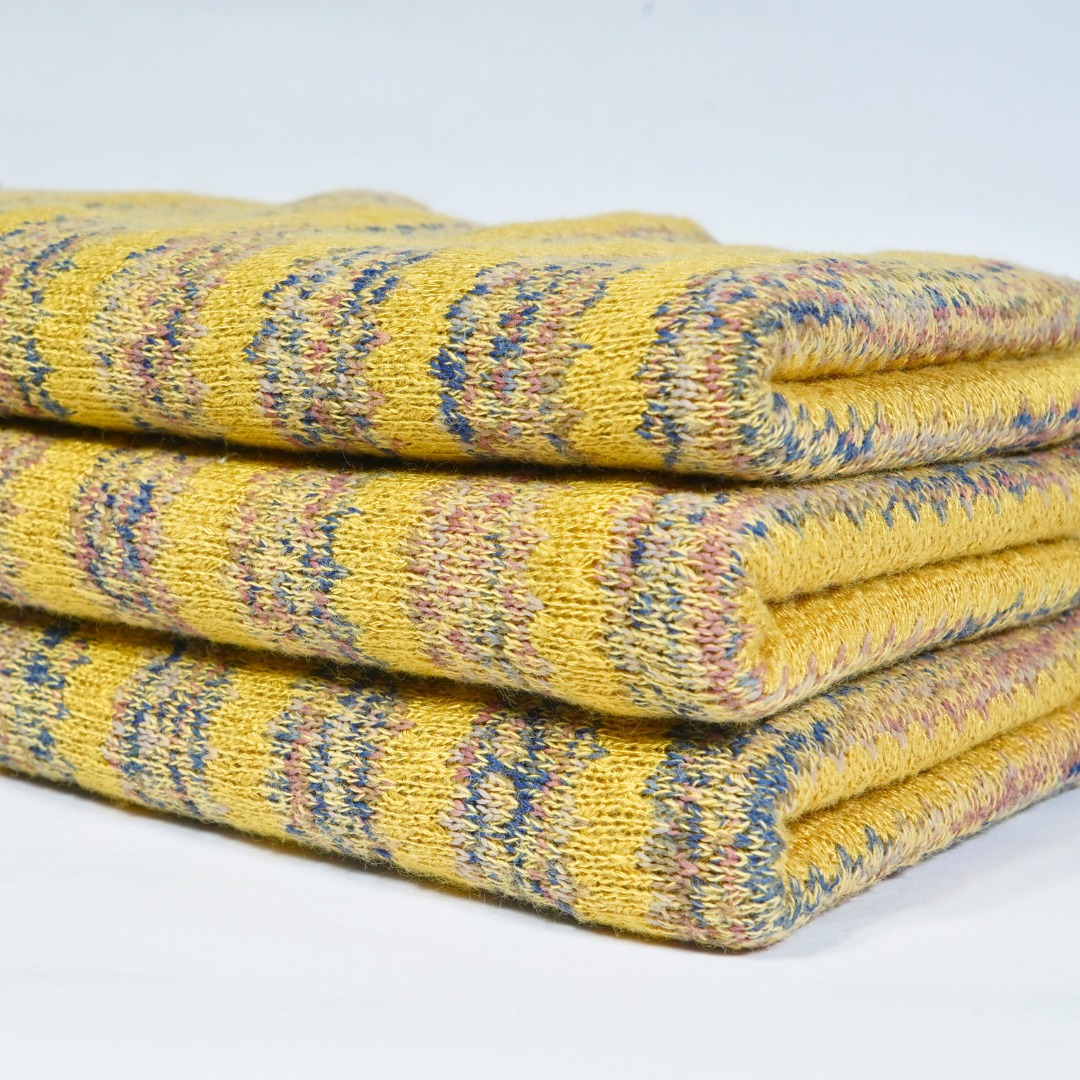 Cotton Poly Viscose Space Dyed Jacquard Cotton Poly Viscose Space Dyed Jacquard