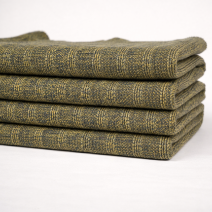 Cotton Grindle + Cotton + Poly Vertical Rib Jacquard