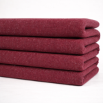 Cotton + Maroon Lurex 3th Double Terry