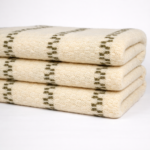 Cotton + Poly Spun Popcorn Stripe Jacquard