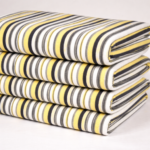 Cotton Poly Stripe Single Jersey