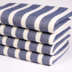 Cotton Y/D Loose Knit Stripe Terry