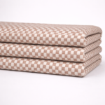 Cotton + Poly Covered Lycra Jacquard