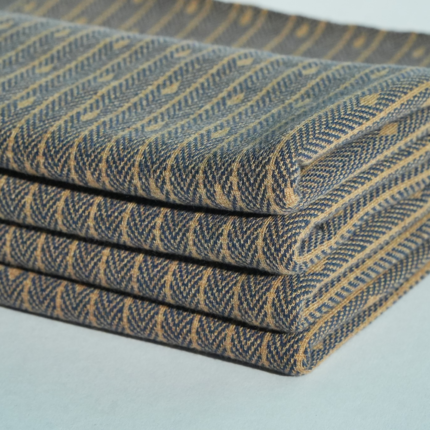 Cotton Grindle Poly Spun Jacquard