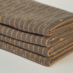 Poly Spun Navy Cotton Pita Jacquard