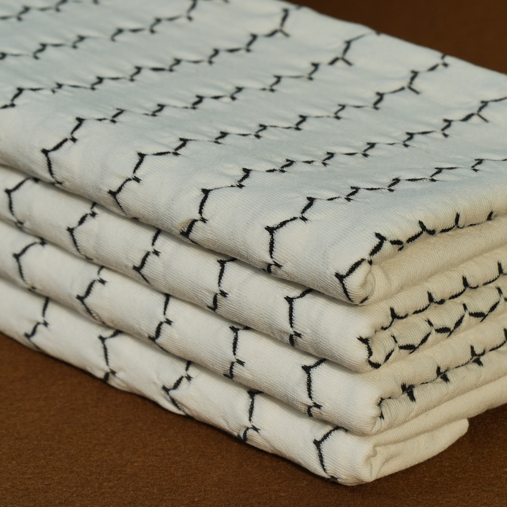 premium_fabric_product_63 Cotton Poly Spun Black Jacquard - Image 1