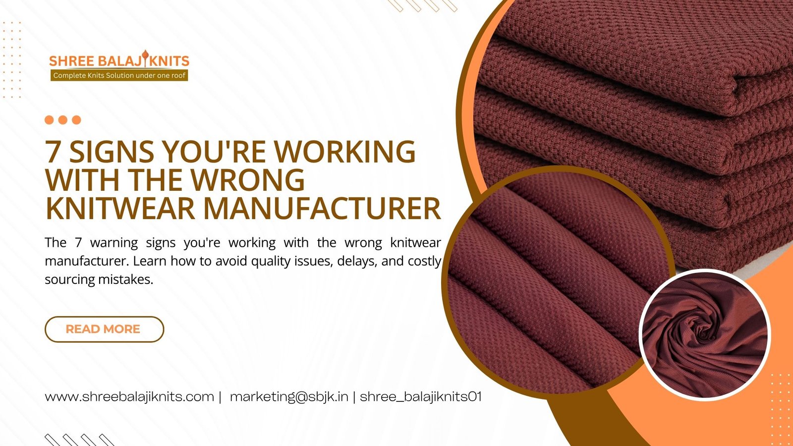 7 Signs You're Working with the Wrong Knitwear Manufacturer
