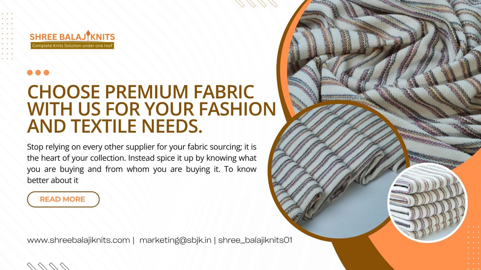 Source the most premium fabric for your next collection with us.