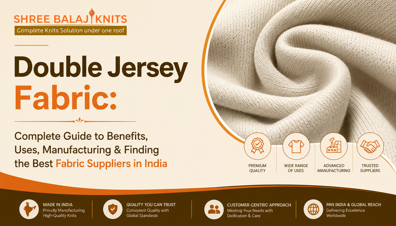 Double Jersey Fabric: Benefits, Uses & Fabric Suppliers in India